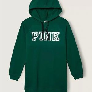 Victoria’s Secret Pink Hoodie Dress Green L